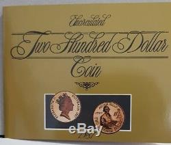 1987 AUSTRALIAN $200 GOLD COIN ARTHUR PHILIP 22 CARAT 10 gr. ORIGINAL FOLDER UNC