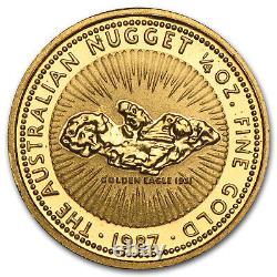1987 Australia 1/4 oz Gold Nugget BU SKU #89070