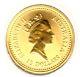 1987 Australian 1/10 Oz Nugget' Little Hero' Gold Coin Genuine Great Gift