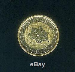 1987 Australian 1/10oz Gold Nugget Coin