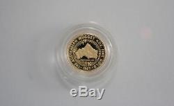 1987 Australian 1/10oz Proof Gold Nugget Coin in Capsule Genuine