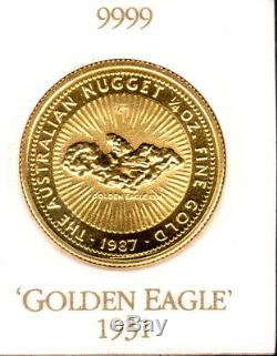 1987 Australian 1/4 oz Gold Nugget Coin Genuine Great Gift