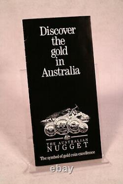 1987 Gold 1/10 oz GoldCorp Australia Australian Gold Nugget Little Hero