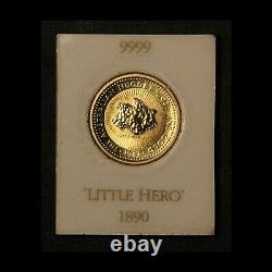 1987 Perth Mint 1/10 oz Gold Little Hero Nugget Coin Free Shipping USA
