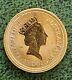 1987 Perth Mint Australia Nugget Golden Eagle 1931 1/4 Oz. 9999 Gold Coin