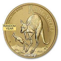 1987-Present 1/4oz Australia Gold Kangaroo/Nugget (Random Year) BU condition