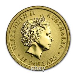 1987 Present (Random Year) P 1/10 Oz Australian Gold Kangaroo Coin Brilliant U