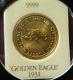 1987 The Australian Nugget 1/4 Oz Fine Gold $25 Coin In Special Card