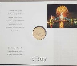 1988 AUSTRALIAN $200 GOLD COIN BICENTENNIAL 22 CARAT 10 gr ORIGINAL FOLDER UNC