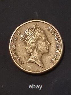 1988 Australian $2 Dollar Coin HH & RDM initials ft. Aboriginal Elder