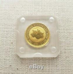 1988 Australian Nugget Coin 1/10 Fine Gold $15 Australian Mint in Case PreOwned