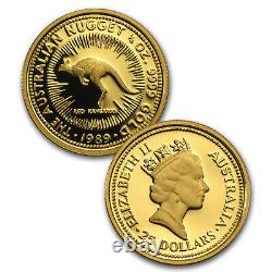 1989 Australia 5-Coin Gold Nugget Proof Set SKU #22129