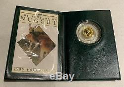 1989-P $5 Australian Gold Nugget (Red Kangaroo) Australian Nugget Proofs
