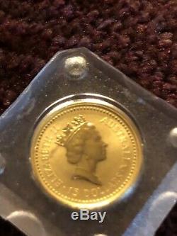 1990 $15 The Australian Nugget Kangaroo 15 Dollars 1/10 oz. 9999 Gold Coin BU