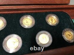 1990-1999 Australian Nugget Gold Kangaroo Collector Set Only 2,000 SETS MINTED