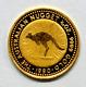 1990 Australia. 9999 Gold 1/20 Oz Nugget $5 Elizabeth Ii Free Usa Shipping