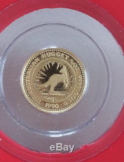 1990 Australian 1/20 oz Gold Australian Nugget Coin Great Gift