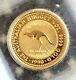 1990 Australian Gold Nugget Kangaroo $15 1/10 Oz. 9999 Coin Gem Bu In Og Capsule