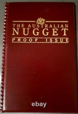 1990 Australian Gold Proof Nugget-Kangaroo $5 Coin %. 99.99 Low Mintage