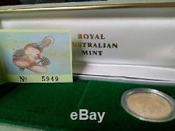 1990 Two Hundred Dollar Gold Proof Coin No 5949 Royal Australian Mint -cheap