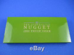 1990 The Australian Nugget Proof Issue Three Coin Set. Declared Mintage 1119