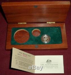 1992 AUSTRALIA EAGLE PRIVY 1/4 Oz. PLATINUM KOALA, ORIGINAL BOX & CERTIFICATE