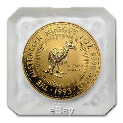 1993 1 oz Australian Gold Nugget Coin