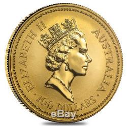 1993 1 oz Australian Gold Nugget Perth Mint Coin. 9999 Fine BU
