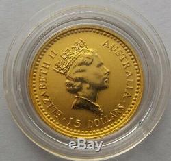 1993 Australian 1/10oz Gold Nugget Coin