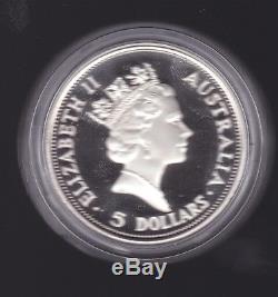 1993 Australian family of Precious Metal Coin Set Platinum Gold Silver C-548
