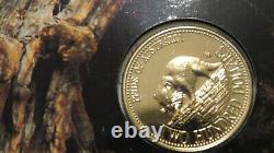 1994 Australian 10g Gold $200 Pride of Australia Tasmanian Devil Coin With Cert