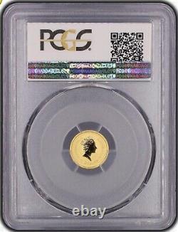 1995 $5 Australia Gold Nugget / Red Kangaroo. PCGS MS 70 GOLD SHIELD? TOP POP