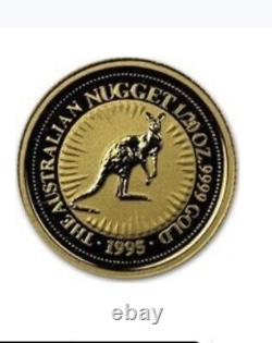 1995 $5 Australia Gold Nugget/Red Kangaroo. TOP POP? . PCGS MS70 Gold Shield