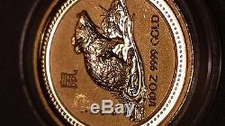 1996 1/10 oz Gold Year of the Rat Lunar Coin (Series I) Key Date