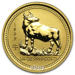 1996-2007 12-Coin 1/4 oz Gold Lunar Mint Set BU (Series I) SKU#62512