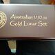 1996-2007 12 Coin Australian Lunar (series I) 1/10 Oz 9999 Fine Gold Set