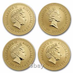 1996-2007 Australia 12-Coin 1 oz Gold Lunar Set BU (Missing Box) SKU#278183
