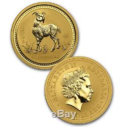 1996-2007 Australia 12-Coin 1 oz Gold Lunar Set BU (Series I) SKU #33436