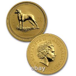 1996-2007 Australia 12-Coin 1 oz Gold Lunar Set BU (Series I) SKU #33436