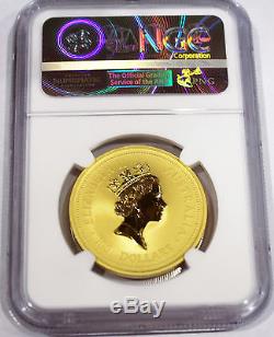 1996 Australia Gold NGC MS69 1 Ounce Lunar Year of the Rat Mouse Perth Mint 1 oz