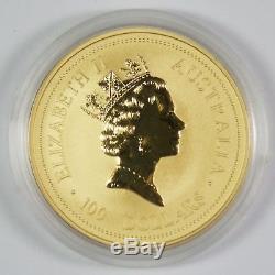 1997 $100 Australia 1 Oz. Gold Lunar Year of the Ox Commemorative Coin