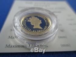 1997 $15 AUSTRALIAN NUGGET 1/10oz GOLD PROOF ISSUE COIN. A BEAUTY