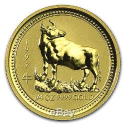 1997 1/4 oz Gold Lunar Year of the Ox BU (Series I) SKU #9004