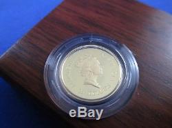 1997 $25 AUSTRALIAN NUGGET 1/4oz GOLD PROOF ISSUE COIN. A BEAUTY