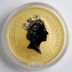 1997 Australia $100 Lunar Year of the Ox 1 Ounce Gold. 9999 Unc Coin #A0107