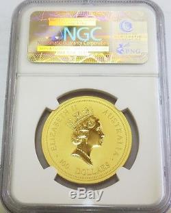 1997 Gold Australia $100 Dollar Lunar Year Of The Ox 1 Oz Coin Ngc Mint State 68