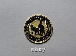 1998 Australia $5 Gold Nugget 1/20 oz. 9999 Gold Kangaroo