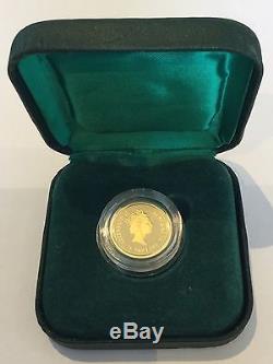 1998 Australian Chinese Lunar Series Tiger Proof Issue Gold Coin 999.9 Fine