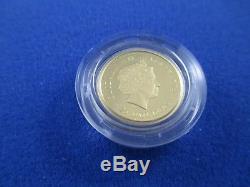 1999 $25 AUSTRALIAN NUGGET 1/4oz GOLD PROOF ISSUE COIN. A BEAUTY