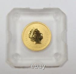 1999 AUSTRALIA 1/20 Oz Australian Kangaroo Nugget $5 Coin #34982W